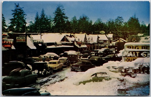 Cartolina main street big bear - street,