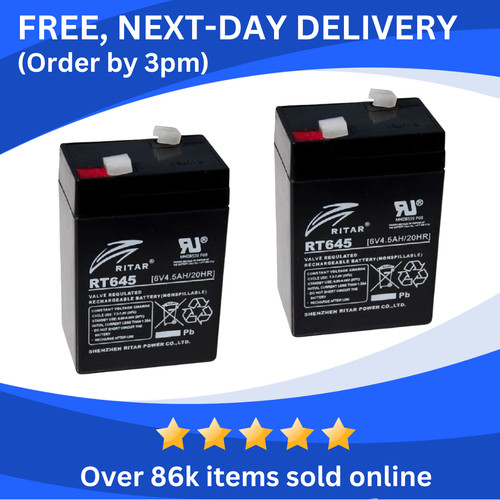 Batterie ricaricabili 6v - batterie,