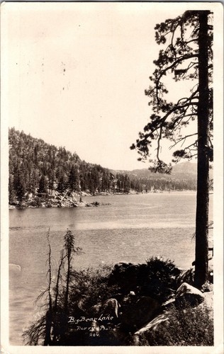 Big bear lake 1928 rppc - 1928,