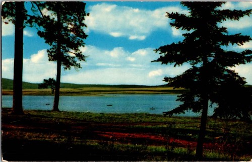 Big lake postcard - lake,
