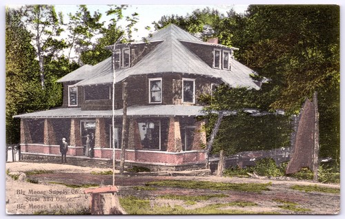 Cartolina big moose lake - ny,