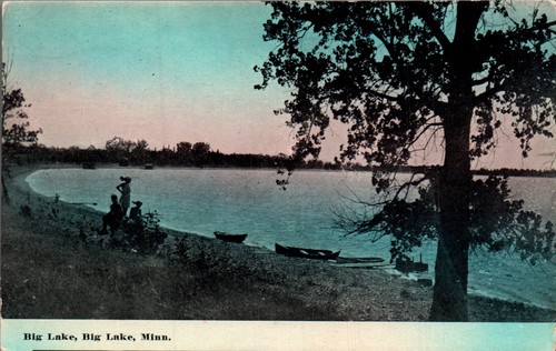 Cartolina grande lago - cartolina,