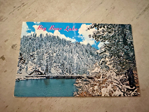 Cartolina big bear lake non - big,
