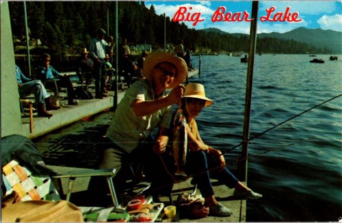 Big bear lake postcard - big,