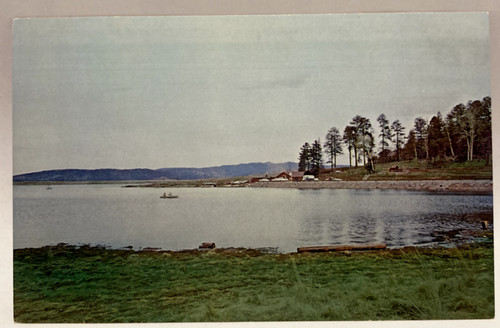 Cartolina big lake pesca - lake,,