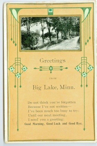 Big lake scenic 1911 - lake,