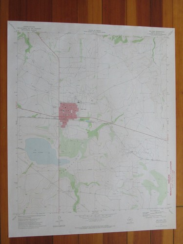 Big lake texas 1974 mappa - lake,