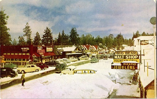Cartolina panoramica big bear - cartolina,