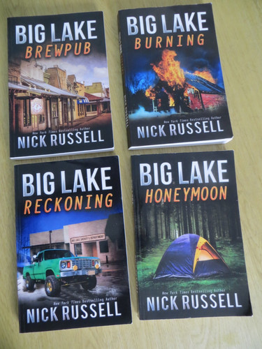 Big lake burning - big, by