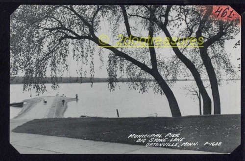 Rppc pier big stone lake - rppc,